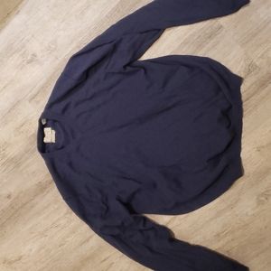 Mens cashmere and cotton sweater